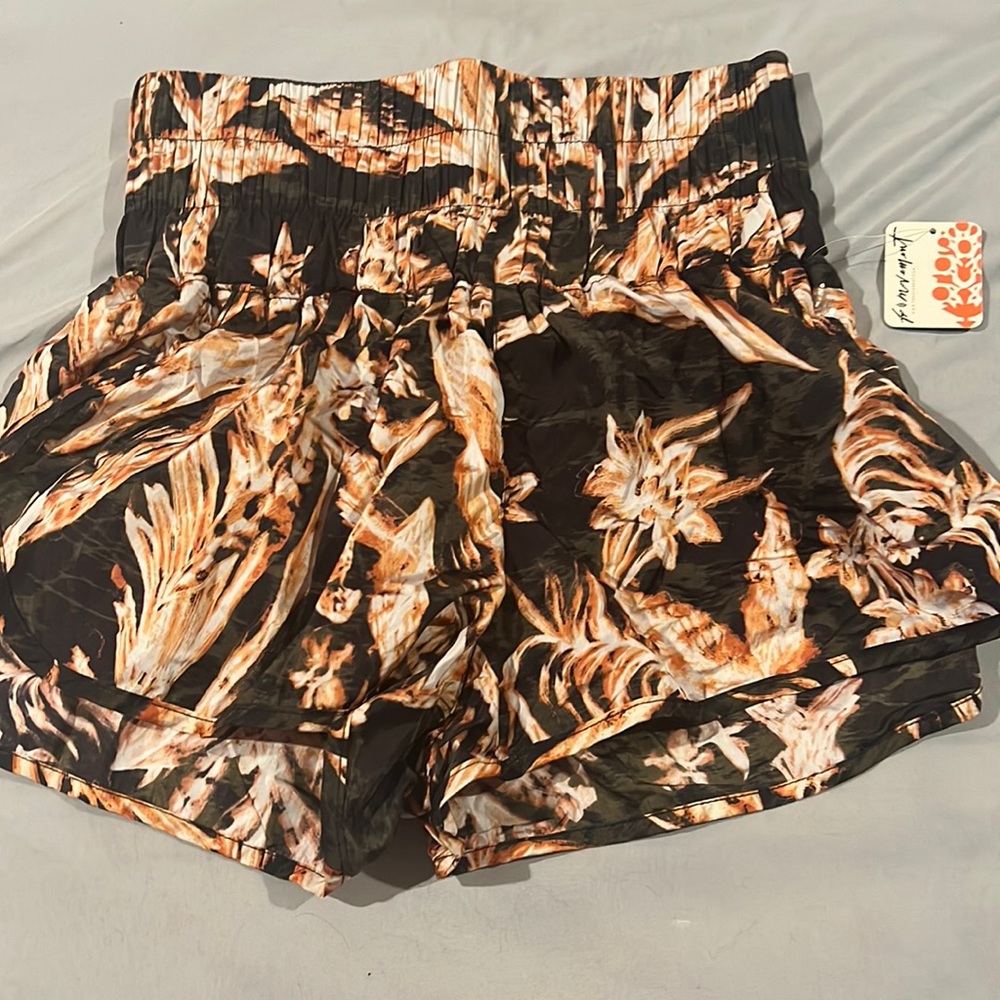 Free People Movement Black Combo Shorts Size S